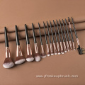 Wooden double ended Make Up Brushes Makeup Set